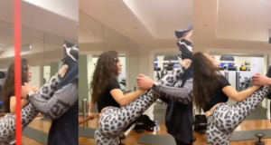 Valt niet mee hoor om personall trainer van Yolanthe te zijn…